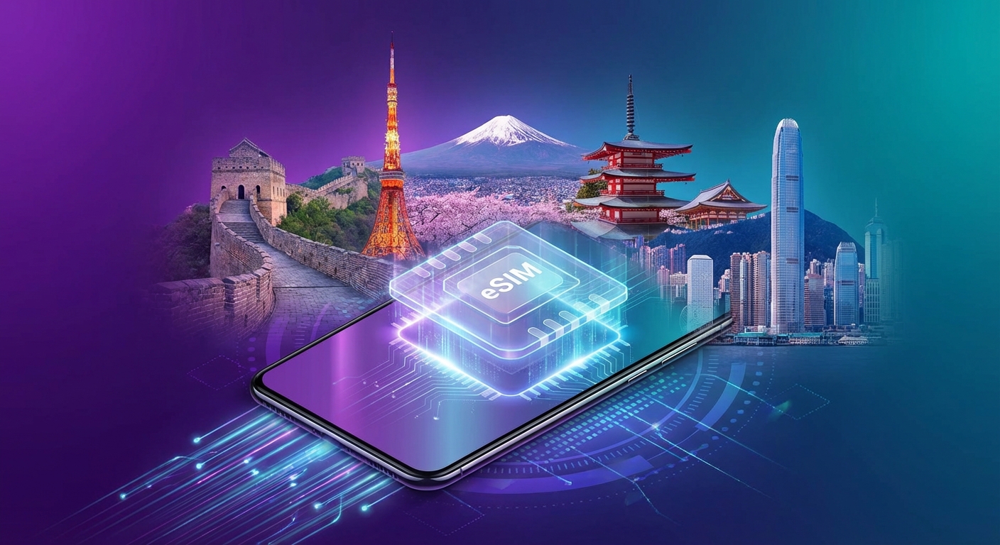 eSIM for Asia travel